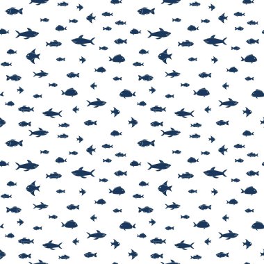 Balık Dikişsiz desen arka plan