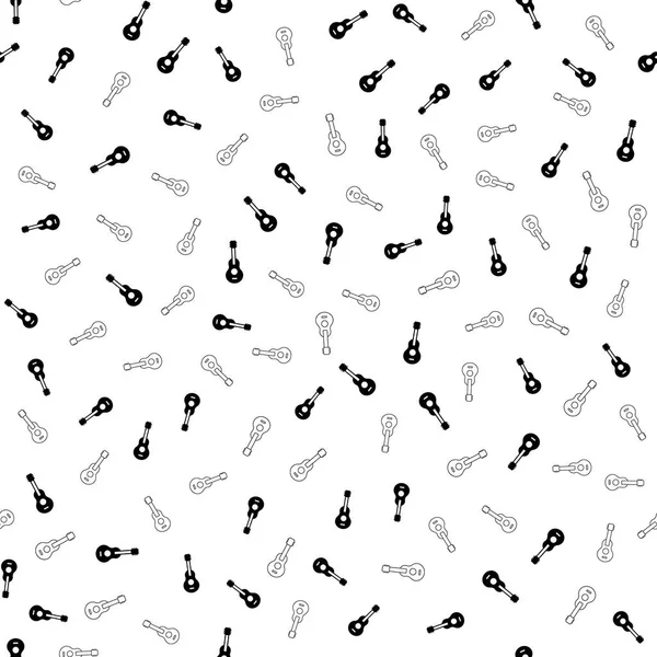 Guitar Seamless Pattern . — стоковый вектор