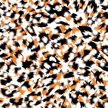 Leopar hayvan izi vektörünün desen tasarımı