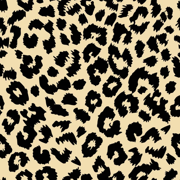 Pattern Design Leopard Animal Print Vector — Stock Vector