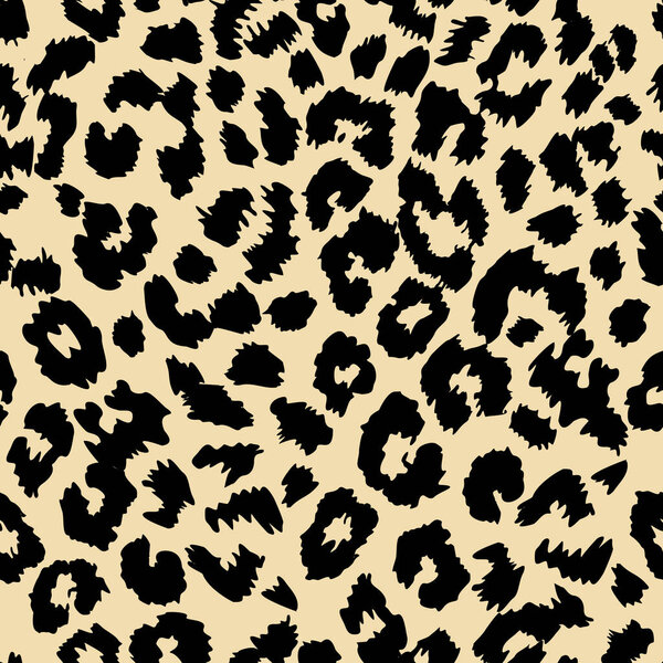pattern design of leopard animal print vector
