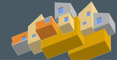 çok penceresi olan ev