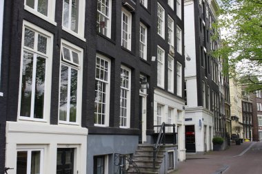 Amsterdam Hollanda 'nın Evleri
