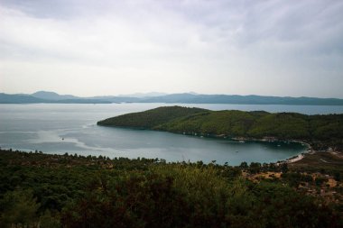 Mugla, Akbuk / Türkiye, 6 Haziran 2020 Turistik Bölgede Sonbahar, Yaz Sonu