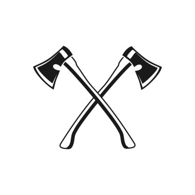 Tahta balta izole edildi. Beyaz arkaplanda ahşap amblem ya da simge için element