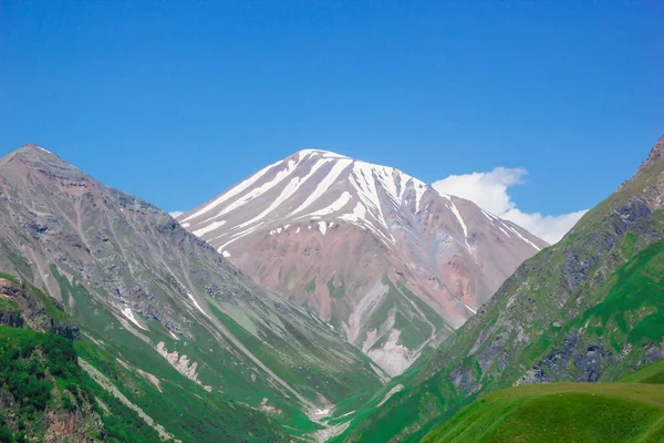 Veduta Aerea Delle Cime Delle Montagne Paesaggio Montano — Foto Stock