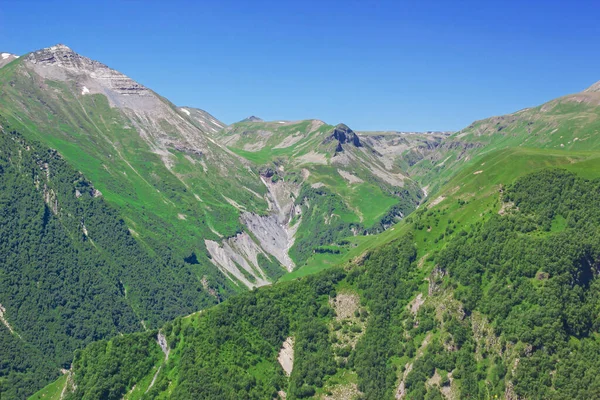 Vista Aérea Los Picos Montaña Paisaje Montañoso — Foto de Stock