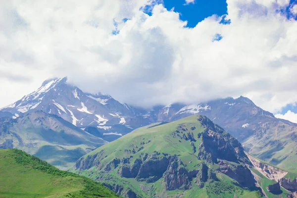 Veduta Aerea Delle Cime Delle Montagne Paesaggio Montano — Foto Stock