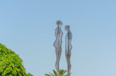 Tiflis, Gürcistan - 2 Temmuz 2019: Güneşli bir günde Tamar Kvesitadze 'nin 