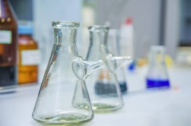 Laboratuvar kireçlenmesinden oluşan grup nesnesi, yatay fotoğraf