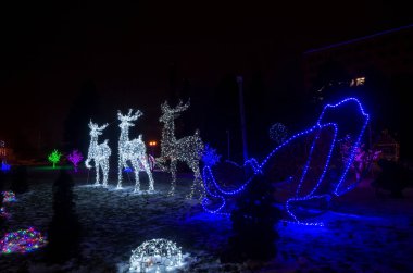 Noel ren geyiği şekilli ışıklar; Yeni yıl, Noel
