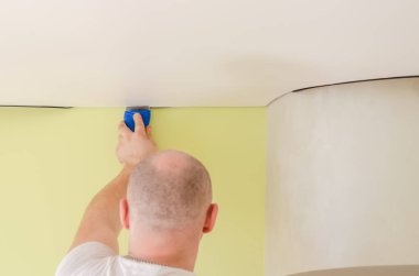 Tamirci gerilme tavanı kurulumunu yapar, kopyalama alanı