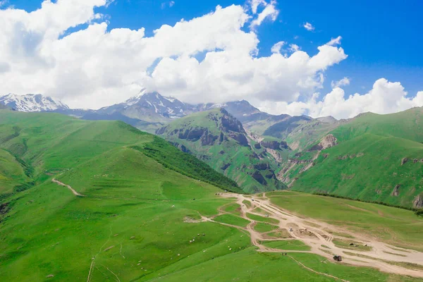 Vista Aérea Los Picos Montaña Paisaje Montañoso — Foto de Stock