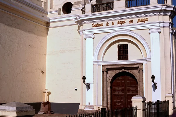 Lima Perú Abril 2018 Detalle Arquitectónico Del Santuario Nuestra Señora —  Fotos de Stock