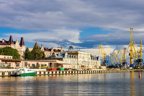 Paisaje Urbano Vyborg Centro Histórico Puerto Ciudad Vyborg Rusia — Foto de Stock