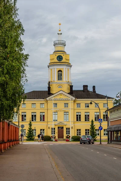 Hamina Finlândia Agosto 2018 Sightseeing Finland Centro Histórico Com Edifício — Fotografia de Stock