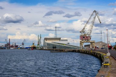 Kotka kasabası, Finlandiya-4 Ağustos 2018: deniz merkezi 