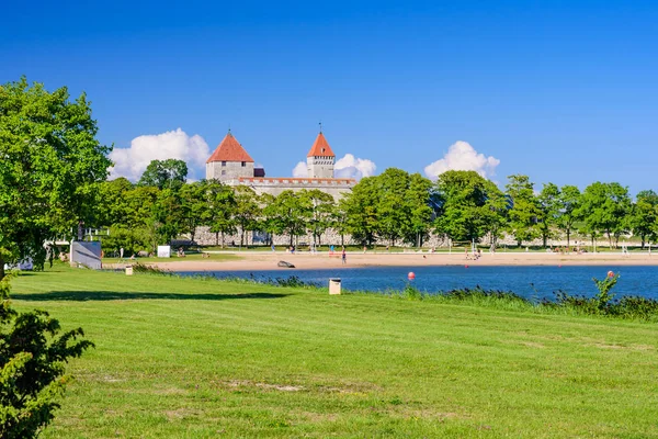 Kuressaare Ilha Saaremaa Estônia Julho 2018 Passeios Turísticos Estônia Uma — Fotografia de Stock
