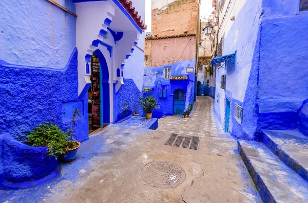 Chefchaouen Marocco Dicembre 2018 Visita Del Marocco Bella Medina Blu — Foto Stock