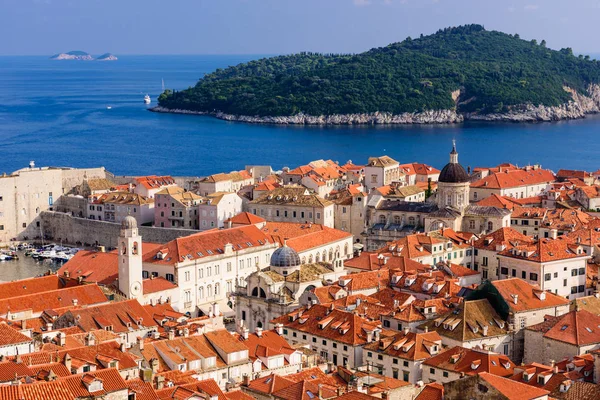 Passeios Turísticos Croácia Cidade Dubrovnik Dubrovnik Cidade Velha Uma Bela — Fotografia de Stock