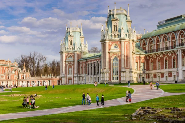 Moskau Russland April 2018 Besichtigung Von Moskau Großer Zarenpalast Zaritsyno — Stockfoto