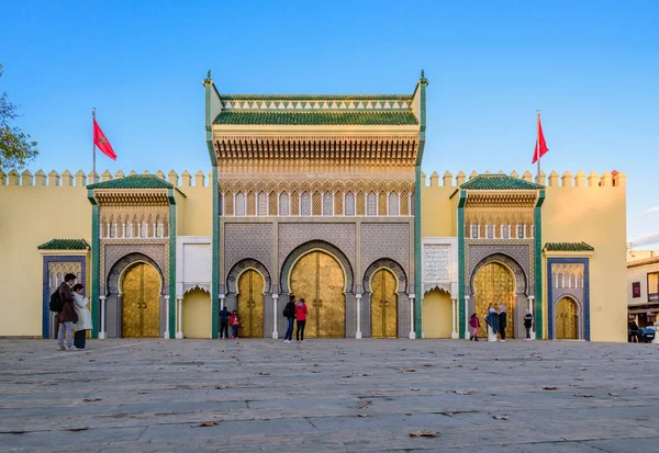 Fez Marokko Dezember 2018 Besichtigung Marokkos Der Alte Königspalast Von — Stockfoto