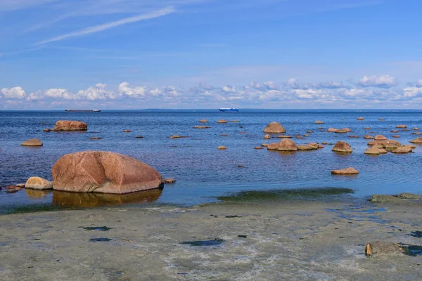 Pittoreske Kust Van Finse Golf Prachtig Uitzicht Oostzeekust Leningrad Rusland — Stockfoto