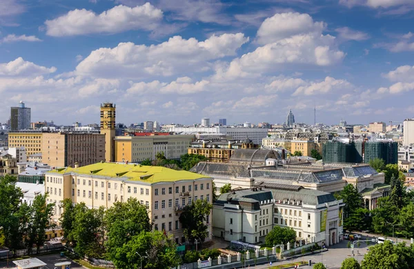 Moskau Russland Juni 2019 Luftaufnahme Von Moskau Schöne Sommer Ansicht — Stockfoto