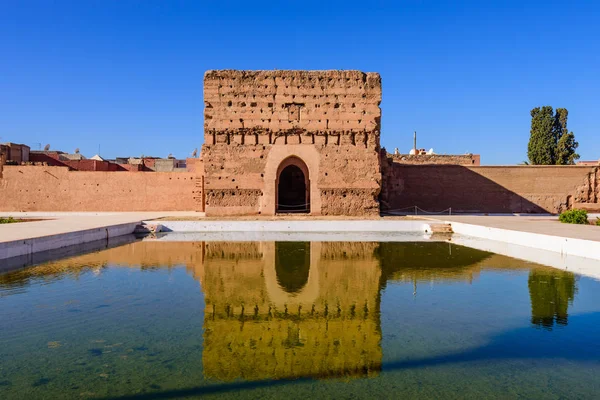 Marrakech Marruecos Diciembre 2018 Turismo Marruecos Palacio Badi Marrakech Medina — Foto de Stock