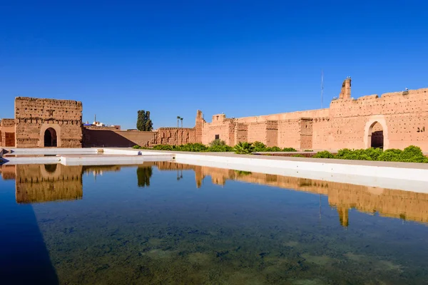 Marrakesch Marokko Dezember 2018 Besichtigung Marokkos Badi Palace Der Medina — Stockfoto