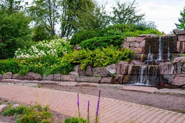 Hermosa Ciudad Parque Ciudad Kotka Finlandia — Foto de Stock