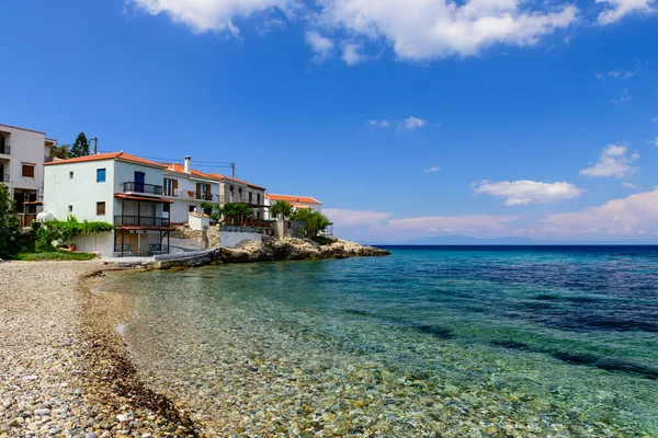 Avlakia Dorf Traditionelles Griechisches Dorf Meer Insel Samos Griechenland — Stockfoto