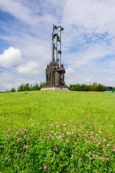 Pskov Russie Juillet 2016 Monument Mémoire Bataille Glace Sur Une — Photo