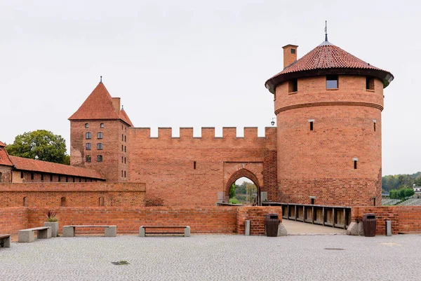 Malbork Polonia Octubre 2019 Turismo Polonia Castillo Medieval Ciudad Malbork — Foto de Stock