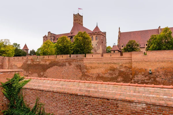 Malbork Polonia Octubre 2019 Turismo Polonia Castillo Medieval Ciudad Malbork — Foto de Stock