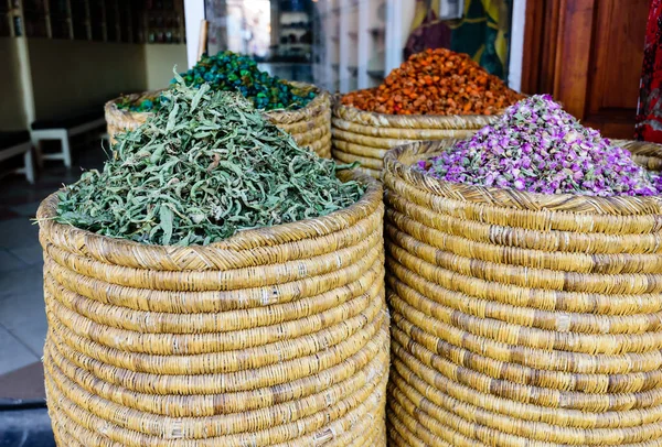 Kruidenwinkel Oude Stad Van Marrakech Marokko — Stockfoto