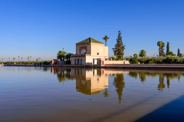 Marrakesch Marokko Dezember 2018 Besichtigung Marokkos Menara Gärten Sind Eine — Stockfoto