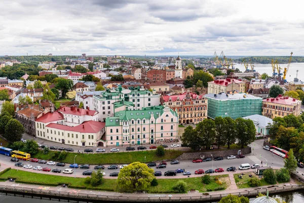 Viborg Stad Ryssland September 2019 Viborgs Stadsbild Vacker Utsikt Över — Stockfoto
