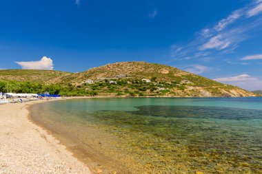 Agriolivado plajı Yunanistan 'ın Dodecanese, Patmos adasında güzel bir kumsaldır.