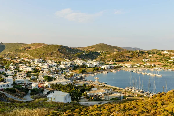 Île Patmos Dodécanèse Grèce Mai 2017 Belle Vue Sur Village — Photo