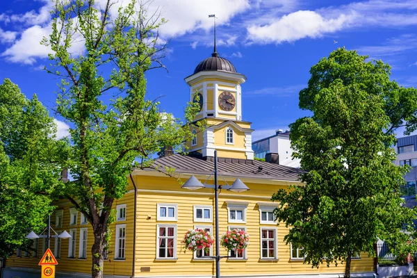 Lappeenranta Finlandia Czerwca 2018 Zwiedzanie Lappeenranta Stary Drewniany Ratusz Historycznym — Zdjęcie stockowe