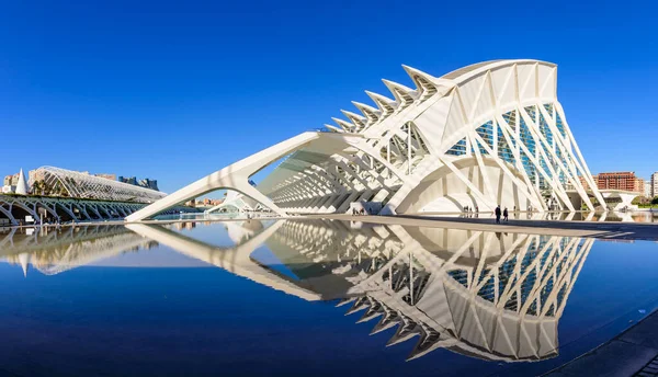 Valencia Spain January 2020 Sightsee Valencia 예술과 과학의 도시에서의 — 스톡 사진