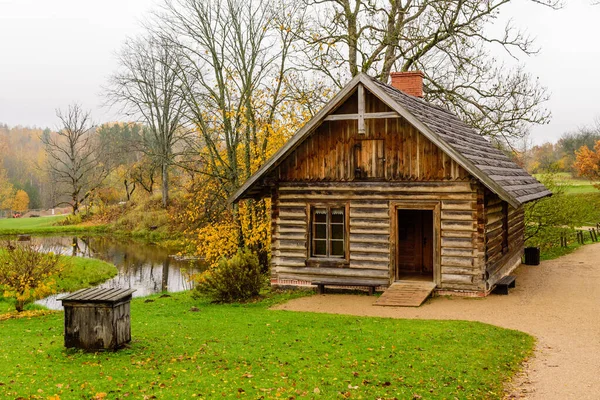 拉脱维亚农村 拉脱维亚Sigulda Gauja国家公园美丽的秋天风景 — 图库照片