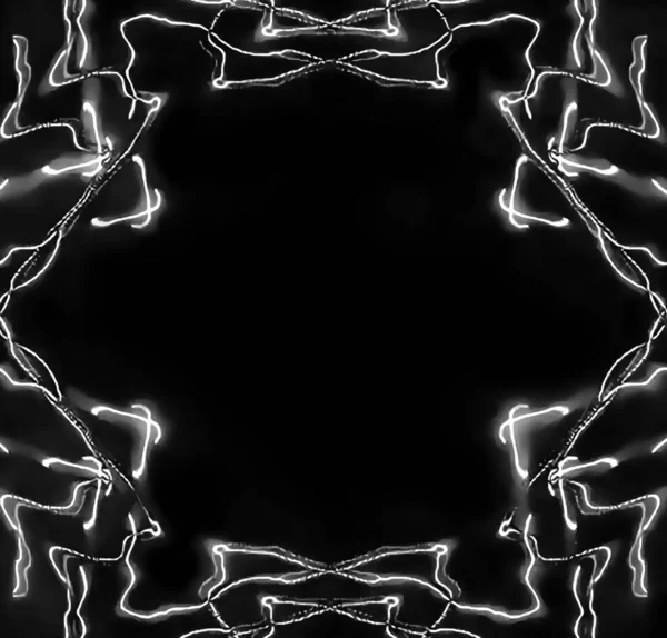 Digitale Render Achtergrond Abstract Patroon Zwart Wit — Stockfoto