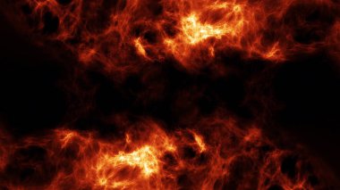 Dijital Render Ateşi Soyutlaması