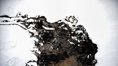 Soyut Dijital Hazırlama Eriyen Kar