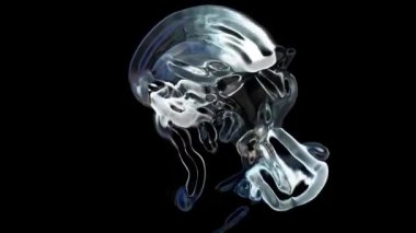 Soyut Teknoloji Arkaplan Deseni Mavi