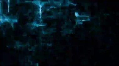 Beyaz Arkaplanda Soyut Mavi Desenler