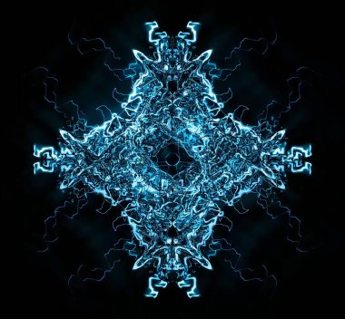 Dijital Görüntüleme Arkaplanı Soyut Desen Mavi