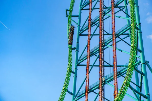 Jackson New Jersey Usa Kingda Tallest Fastest Roller Coaster North — Stock Photo, Image